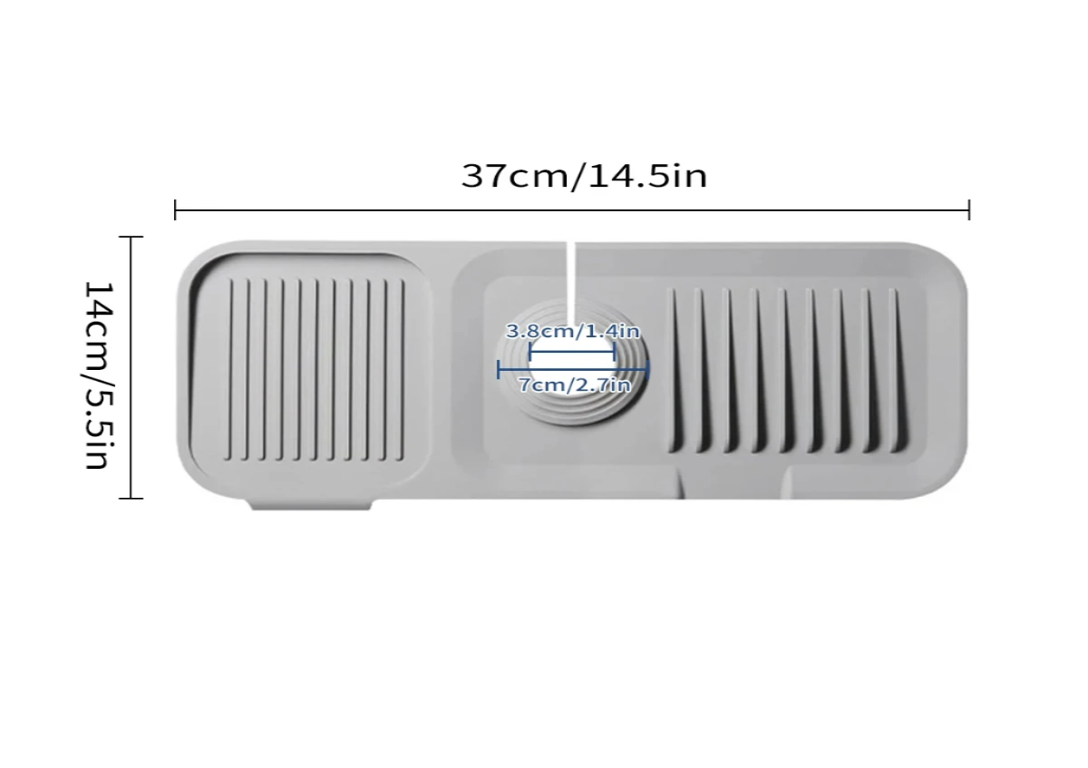 SplashProtector - Nooit meer last van moeilijk schoon te maken plekken rond je kraan!