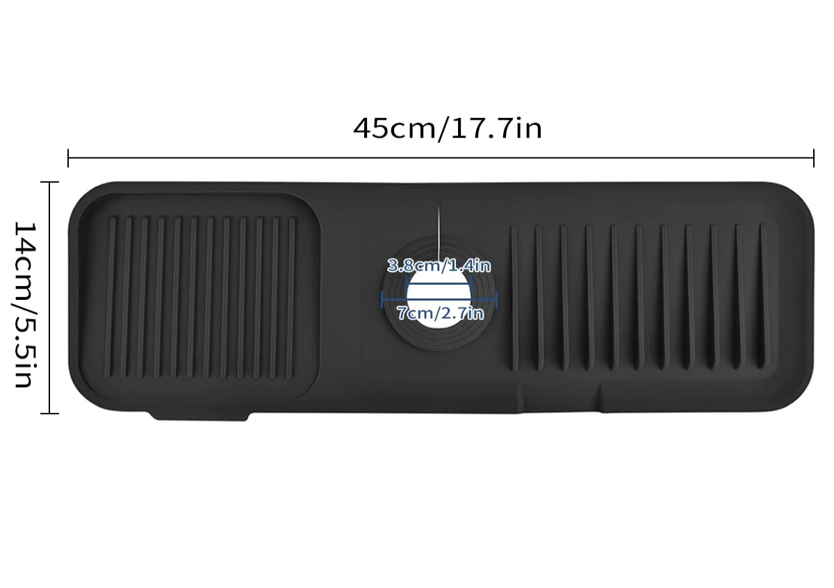 SplashProtector - Nooit meer last van moeilijk schoon te maken plekken rond je kraan!